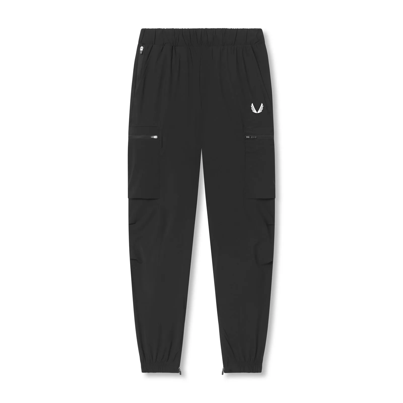 0656. Tetra-Lite® Standard Zip Jogger - Black "White Wings"