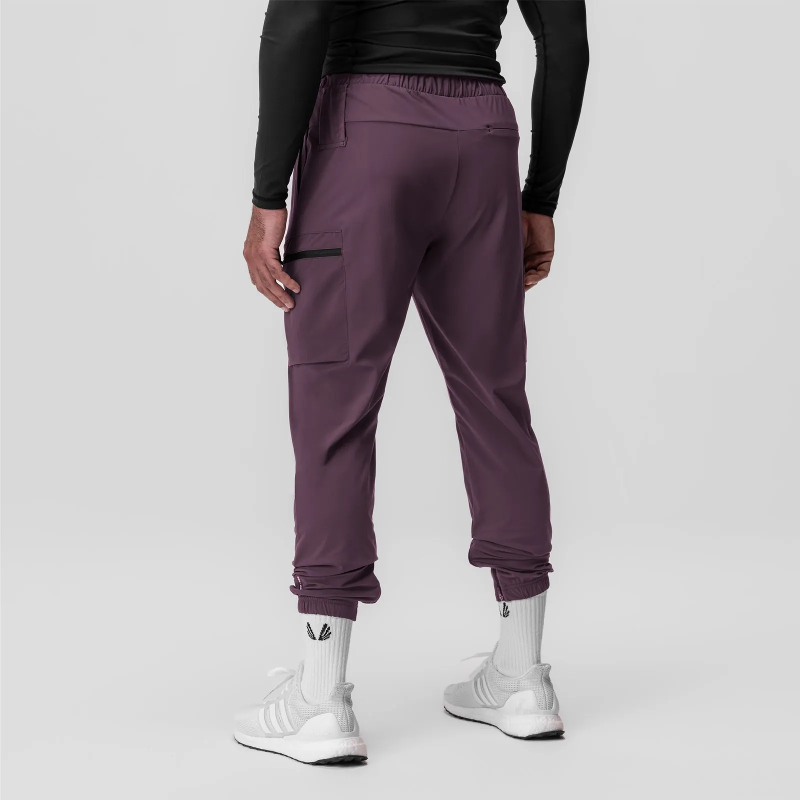 0656. Tetra-Lite® Standard Zip Jogger - Deep Purple "Cyber"