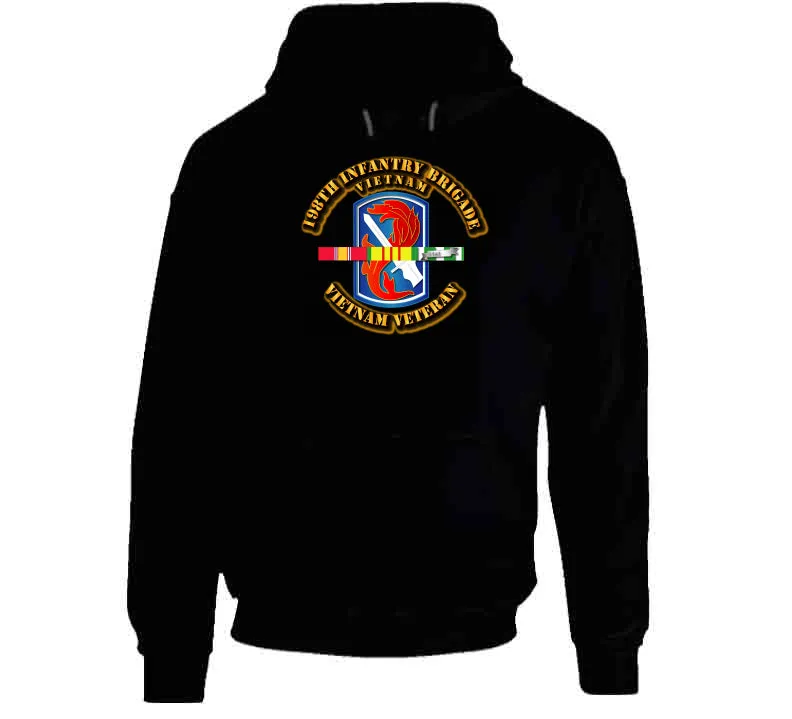 198th Infantry Brigade with Vietnam Service Ribbons - T Shirt, Premium, Hoodie