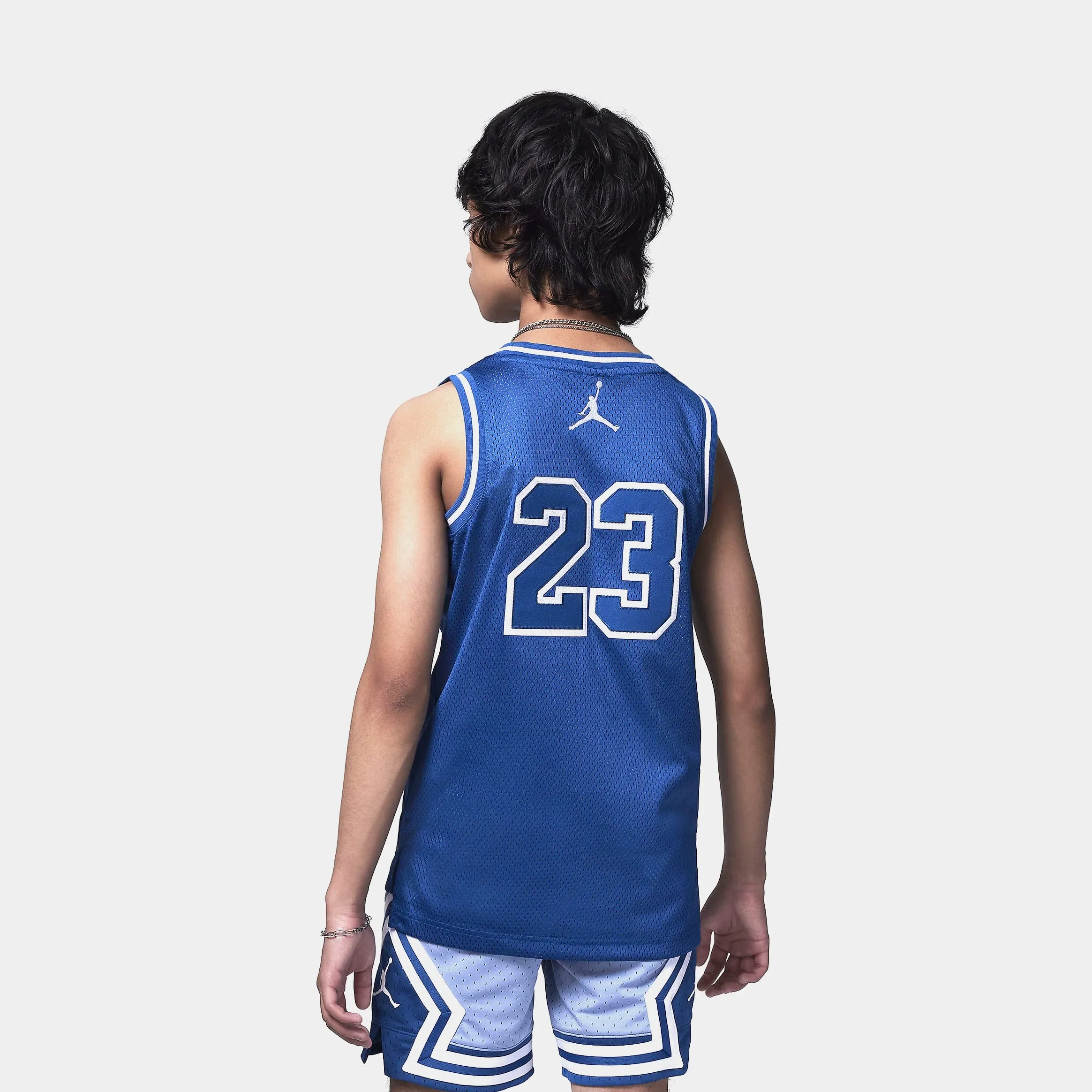 23 Jersey Tank Grade School  Short Sleeve Shirt (Blue)