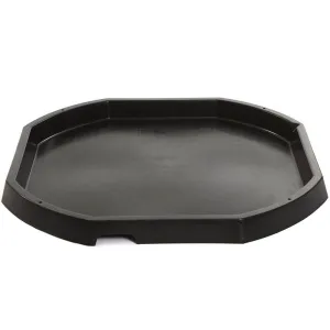 3pk Plastic Active World Tray Black