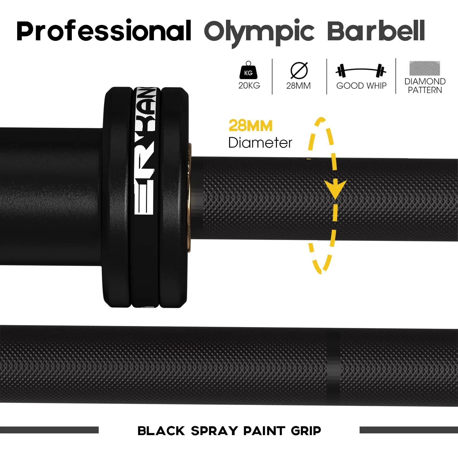 7 Feet Olympic Barbell