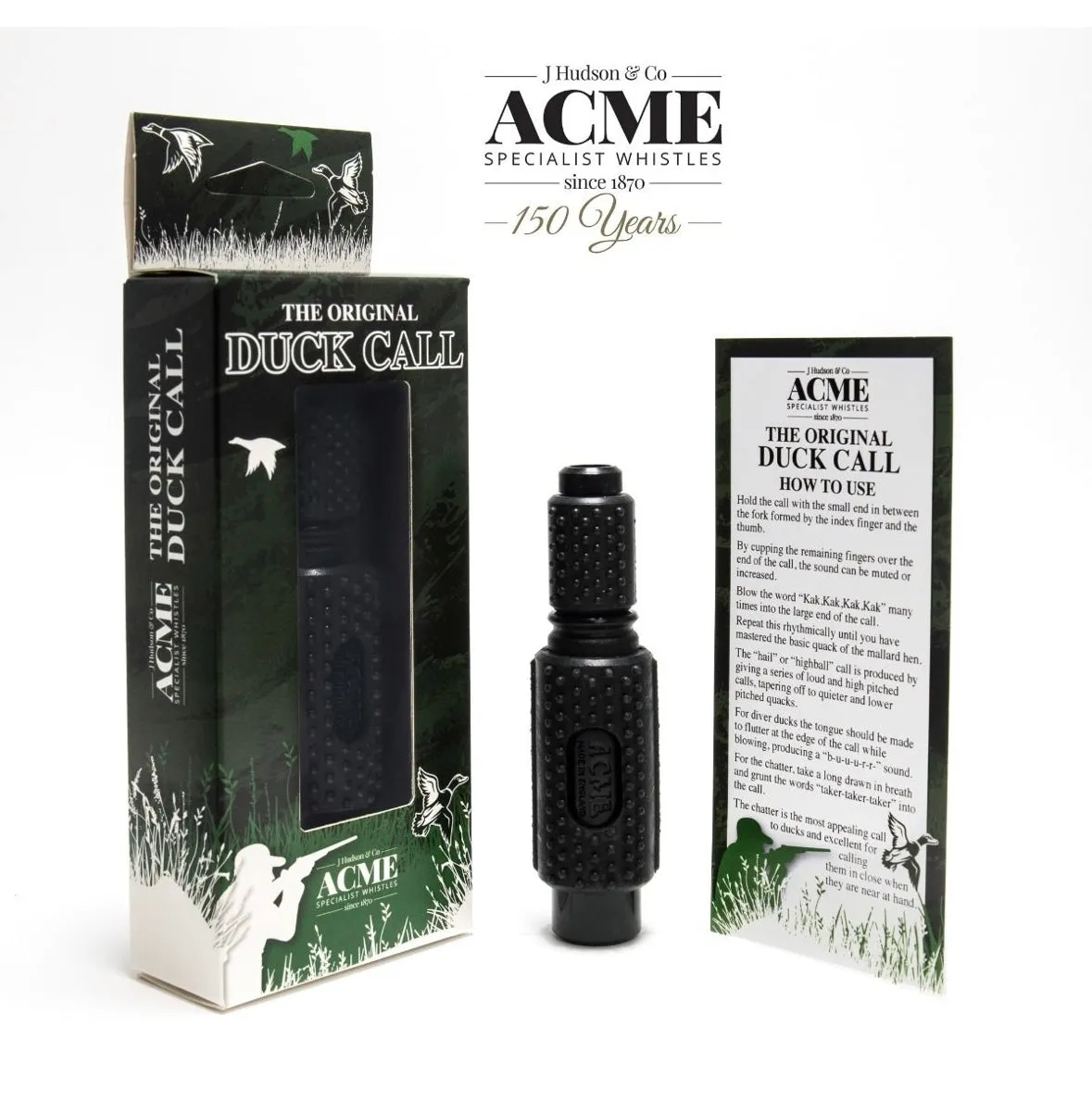 Acme Duck/Teal Widgeon Call with rubber grip