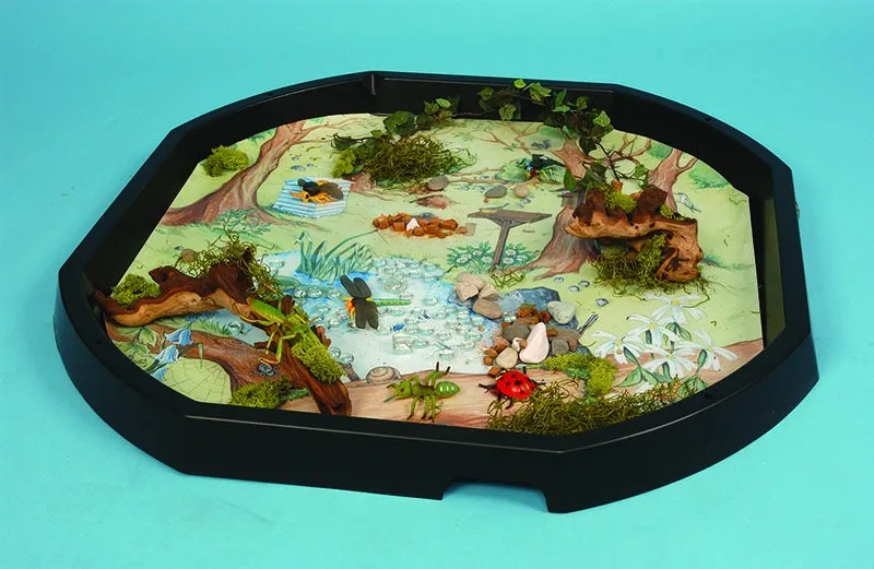 Active World Tuff Tray Woodland Mat