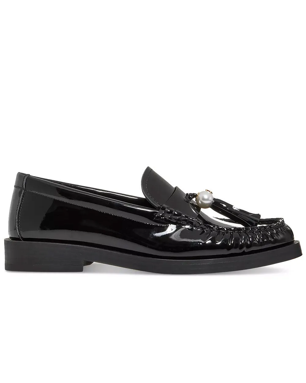 Addie Patent Leather and Pearl Loafer