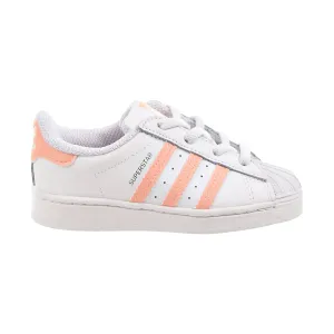 Adidas Superstar EL I Toddlers' Shoes Footwear White-Haze Coral-Footwear White