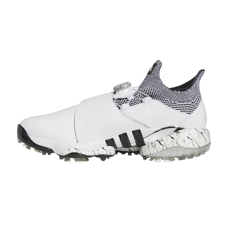 ADIDAS Tour360 Twin BOA Men's Spikeless Shoes (White/Black/Silver)