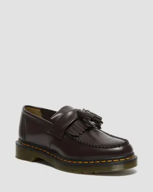 Adrian Yellow Stitch Smooth Leather Tassel Loafers