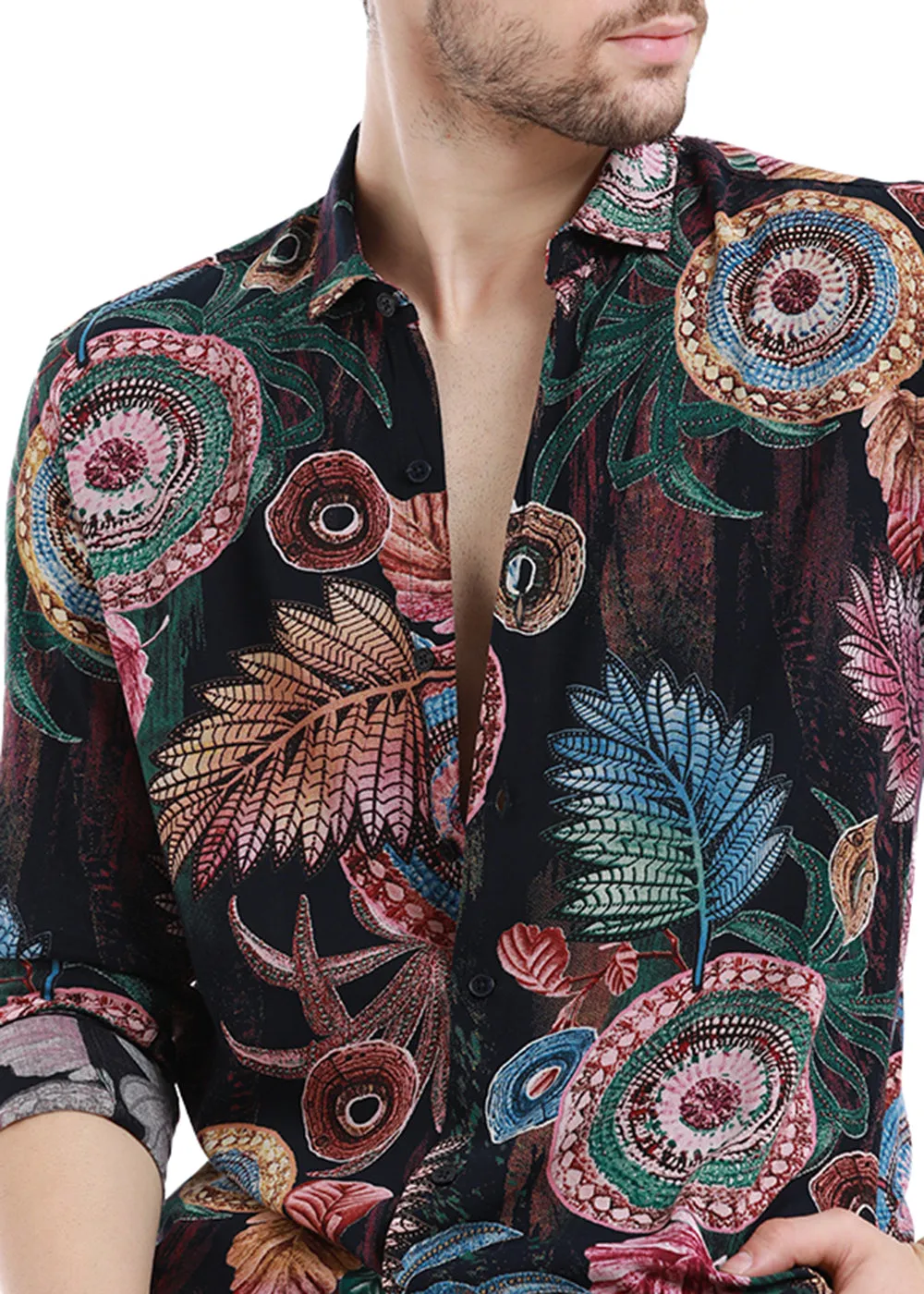 Areca Fuchsia Feather Shirt