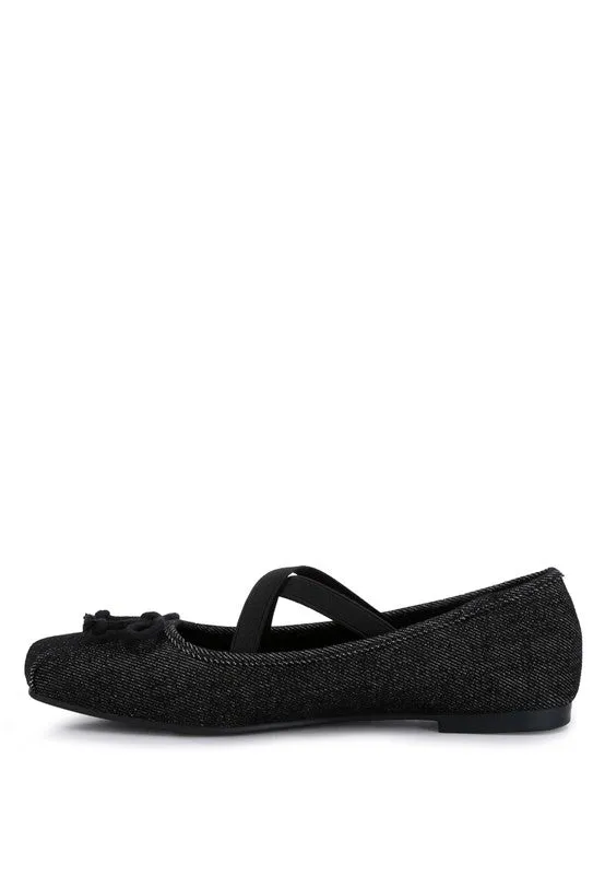 Arimer Criss Cross Strap Ballet Flats