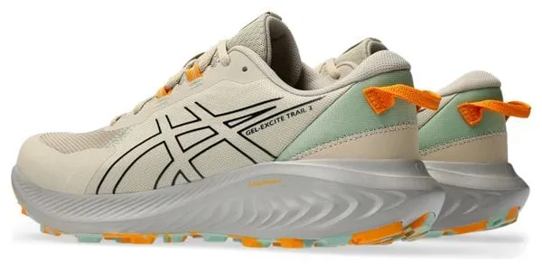 Asics Gel Excite Trail 2 Beige Orange Trail Running Shoes