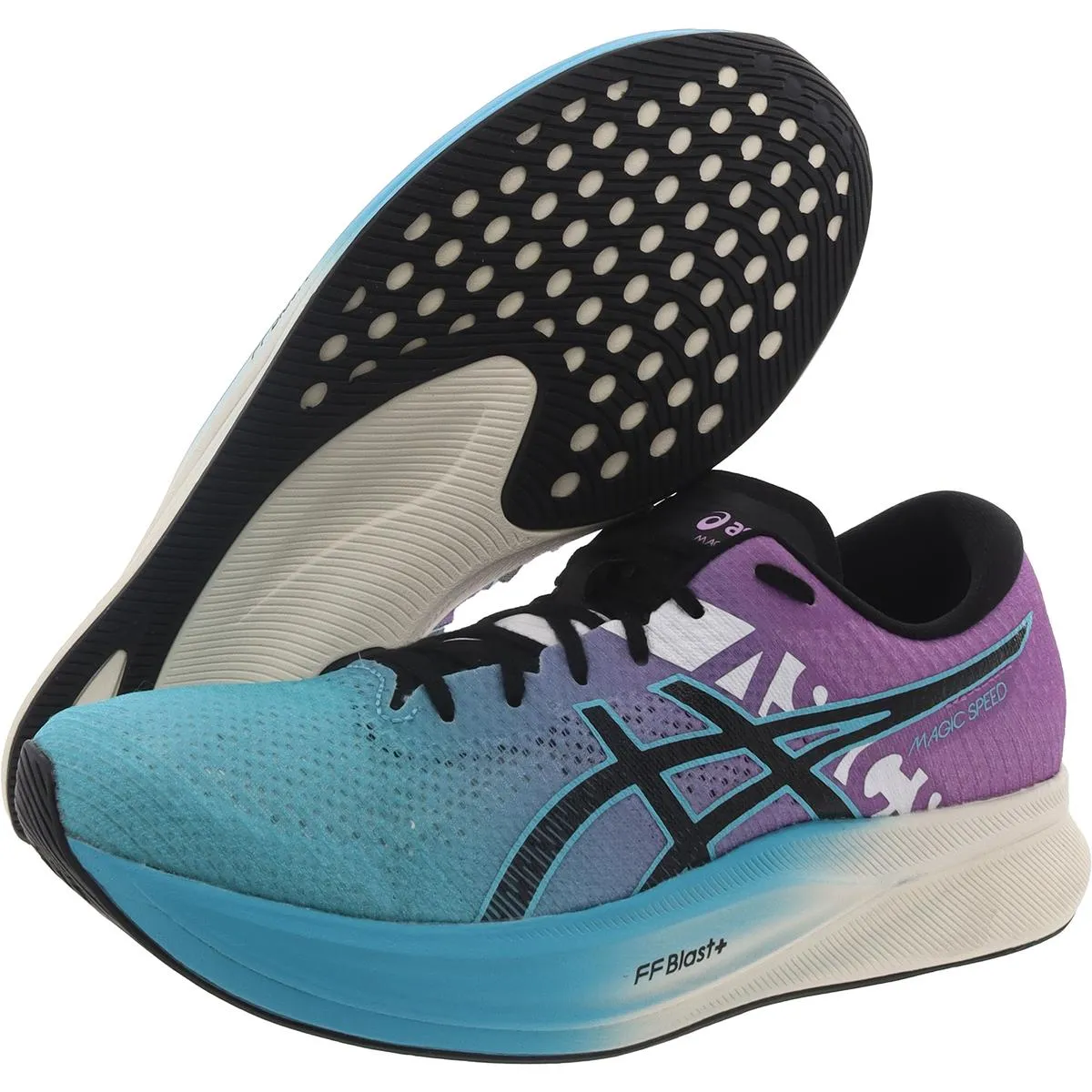 Asics Womens Lace-Up Trainers Running & Training Shoes