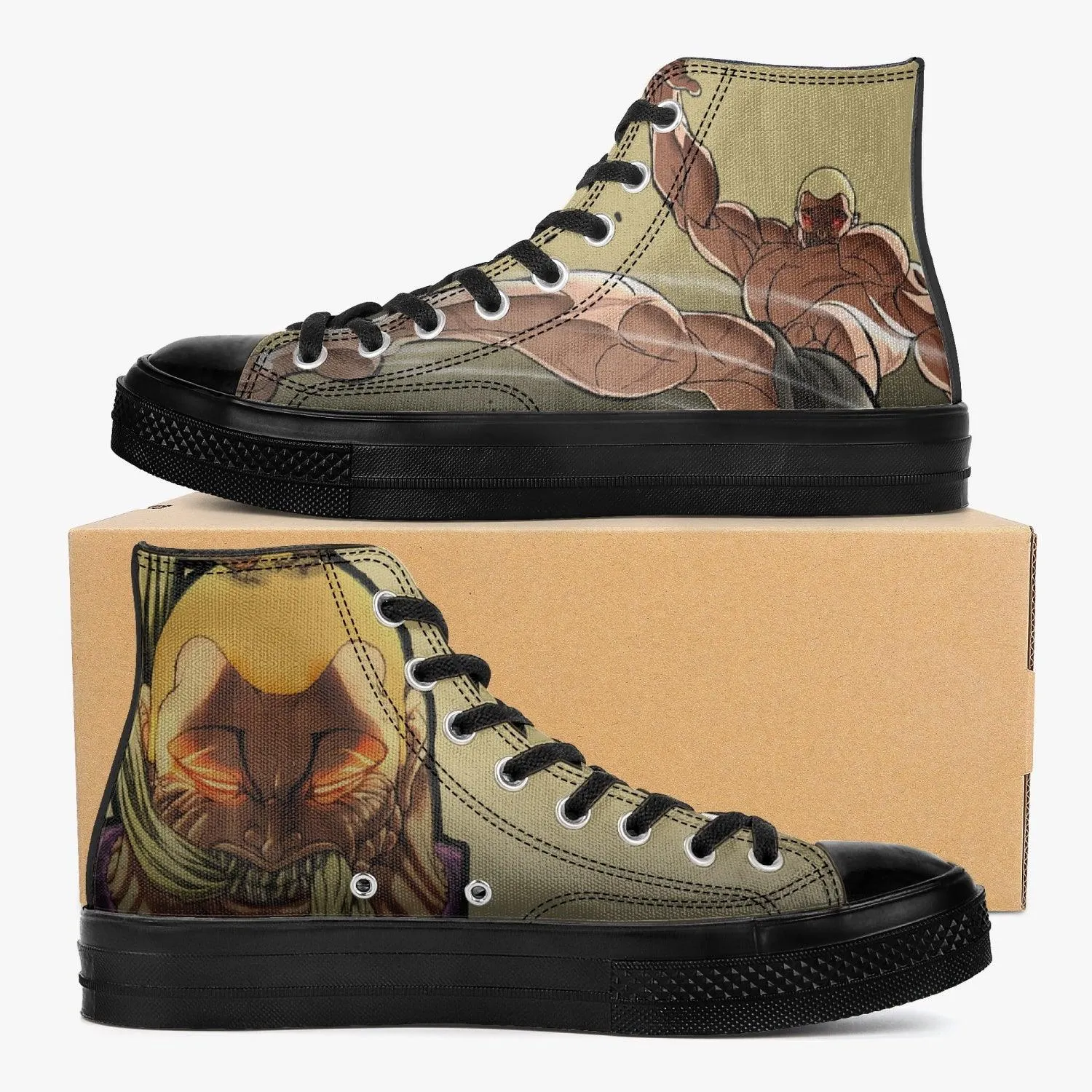 Baki Jack A-Star High Anime Shoes