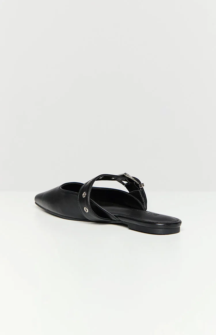 Billini Halsy Black Mules