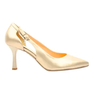 Bioeco Womens Shoe 4079 Gold Leather