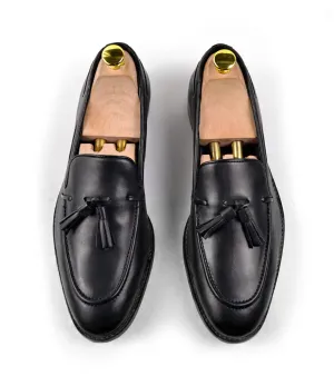 Black Tassel Loafers