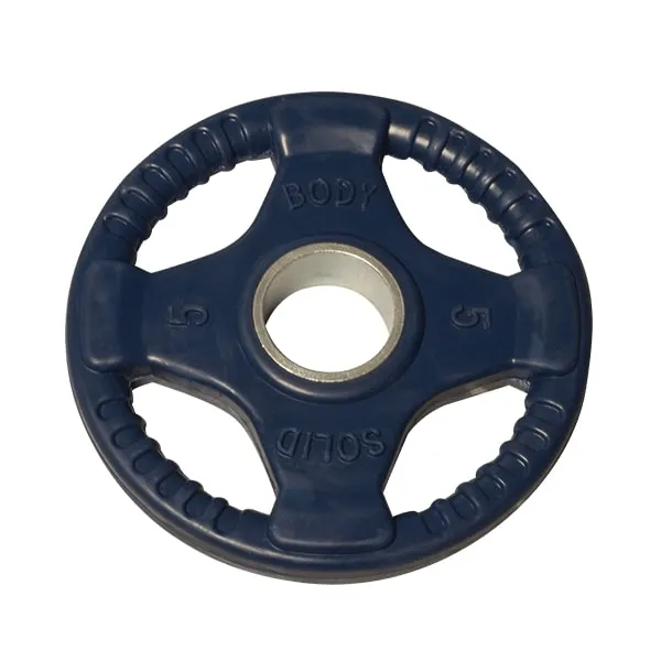 Body-Solid Colored Rubber Grip Olympic Plates ORC