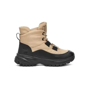 Boots Puffer Lace - Beige