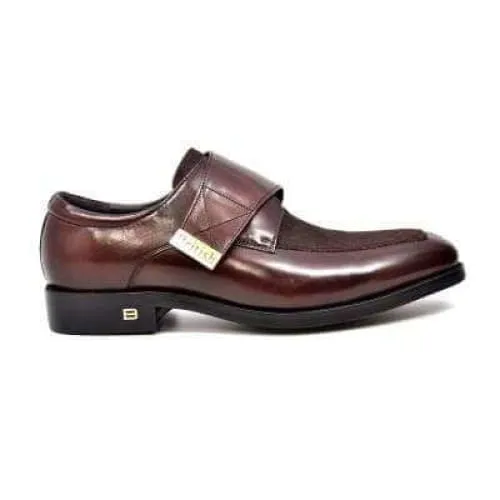 British Walkers Master Men's Brown Leather Velcro Loafers