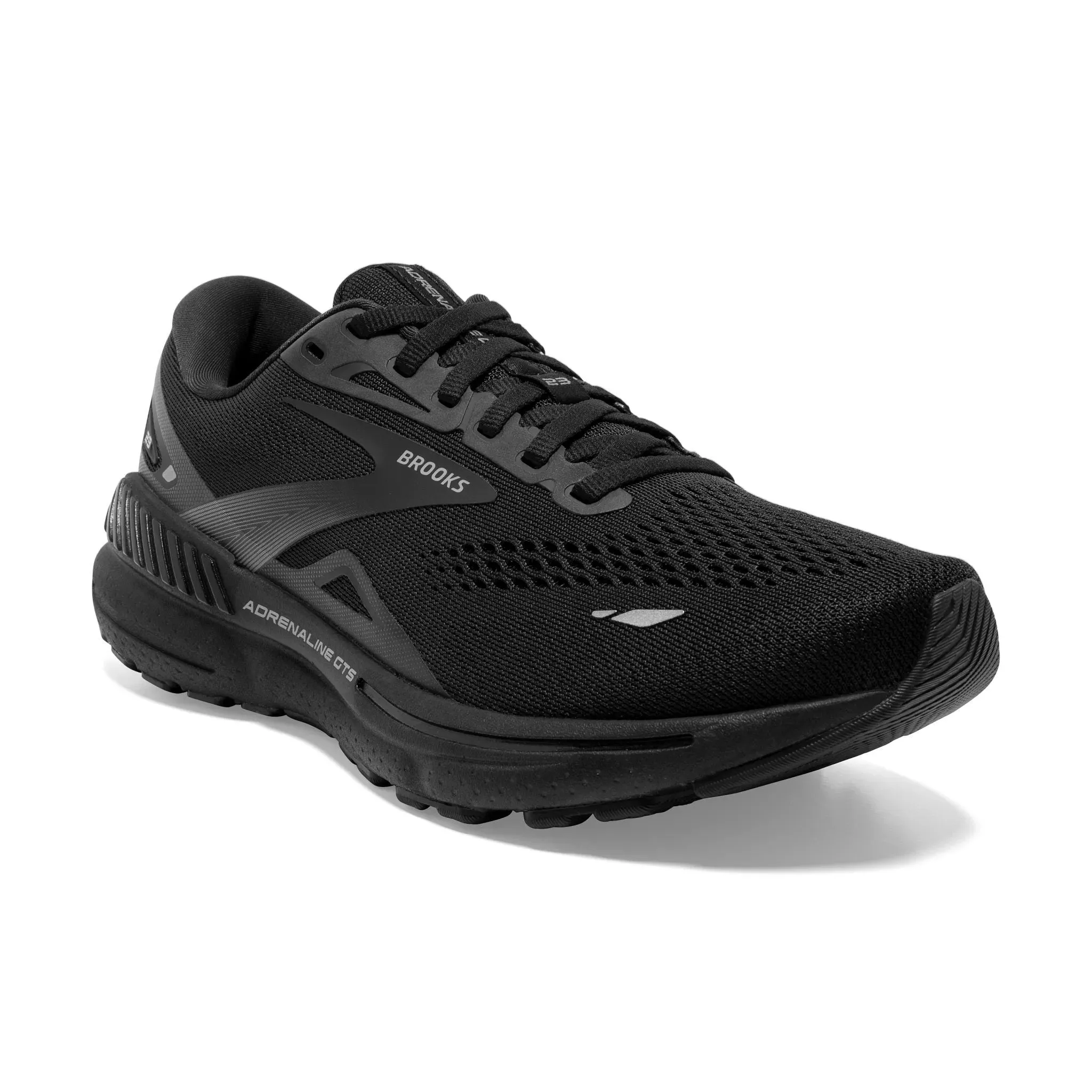 Brooks Women's 120381 020 Adrenaline GTS 23 Black Black Ebony Cushion Support Running Shoes