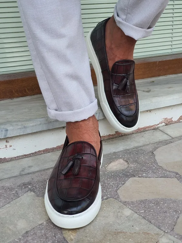 Brown Tassel Loafers for Men by GentWith.com | Worldwide Shipping