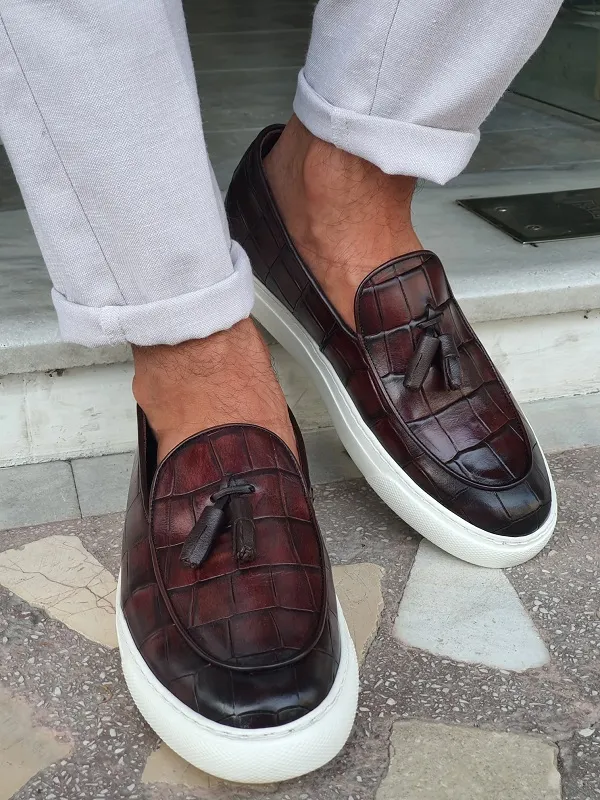 Brown Tassel Loafers for Men by GentWith.com | Worldwide Shipping