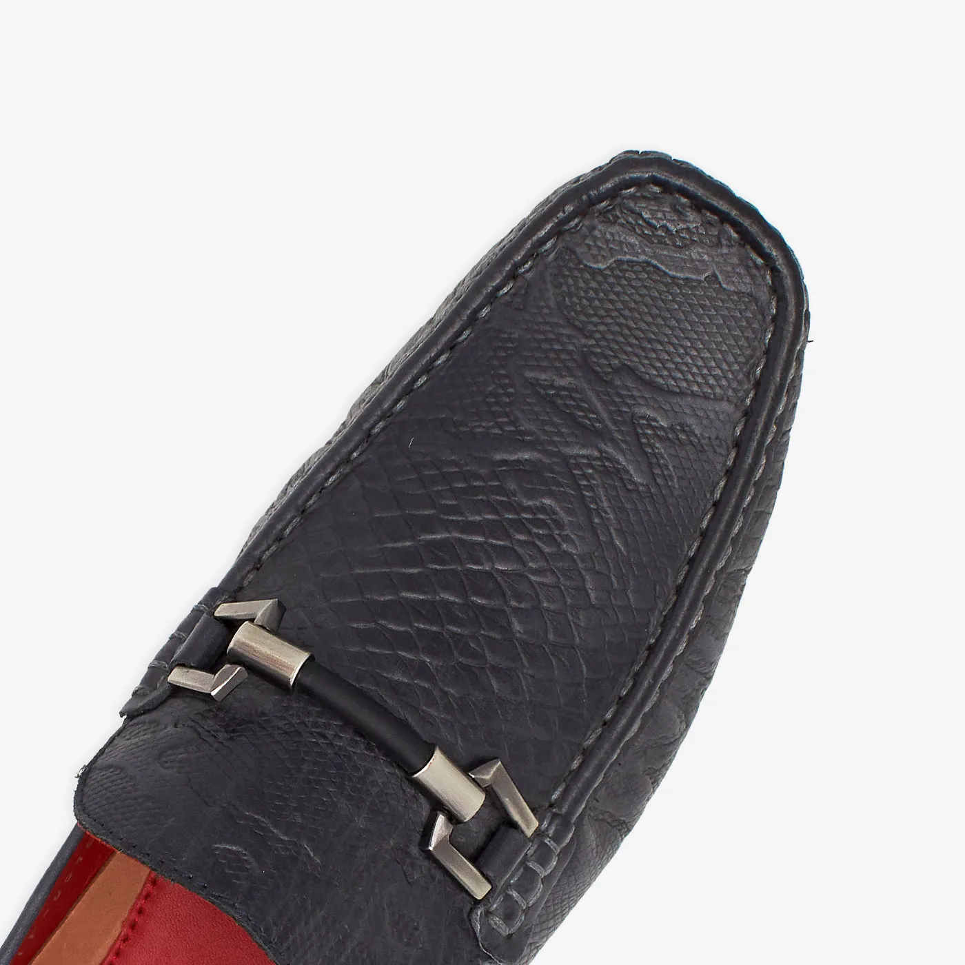 Buckled Leather Loafers