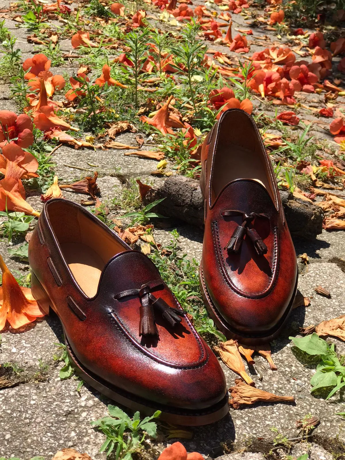 Buy Brown Genuine Leather Tassel Loafers by GentWith.com