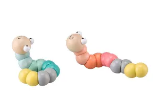 Calm & Breezy Toys - Jointed Worm - Assorted Colours