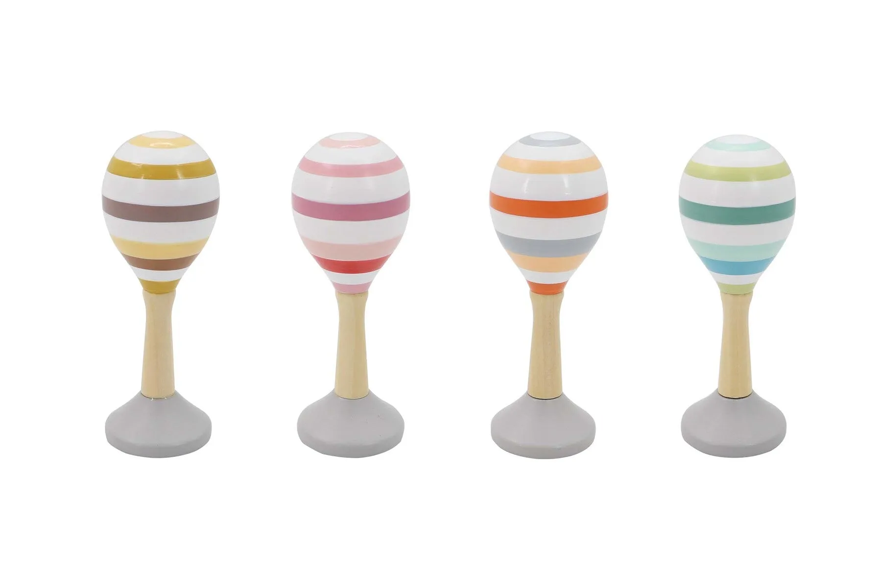 Calm & Breezy Toys - Wooden Maraca - Assorted Colours