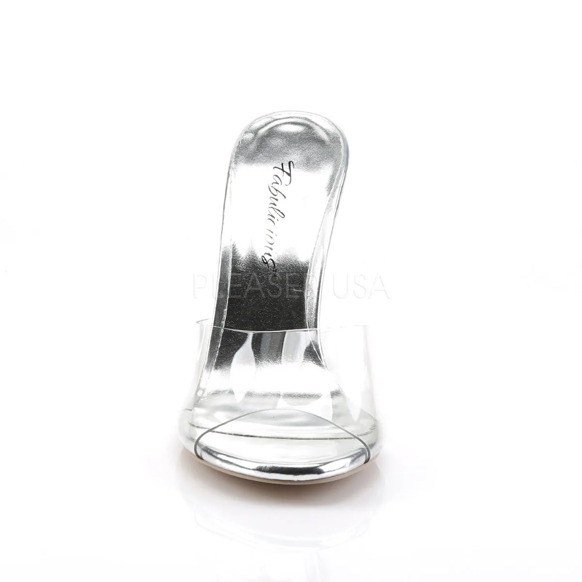 Clear Slipper Shoes 4-inch Spike Heels CLEARLY-401