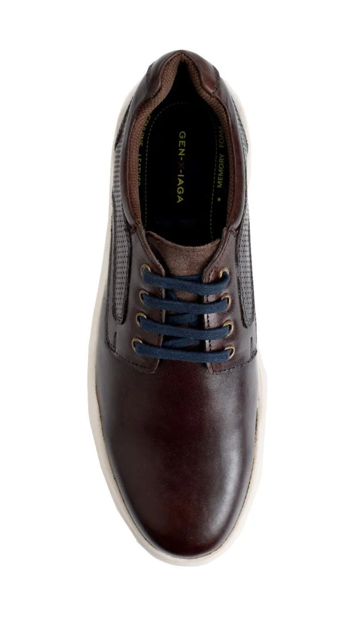 Collian Lace up Full Brown