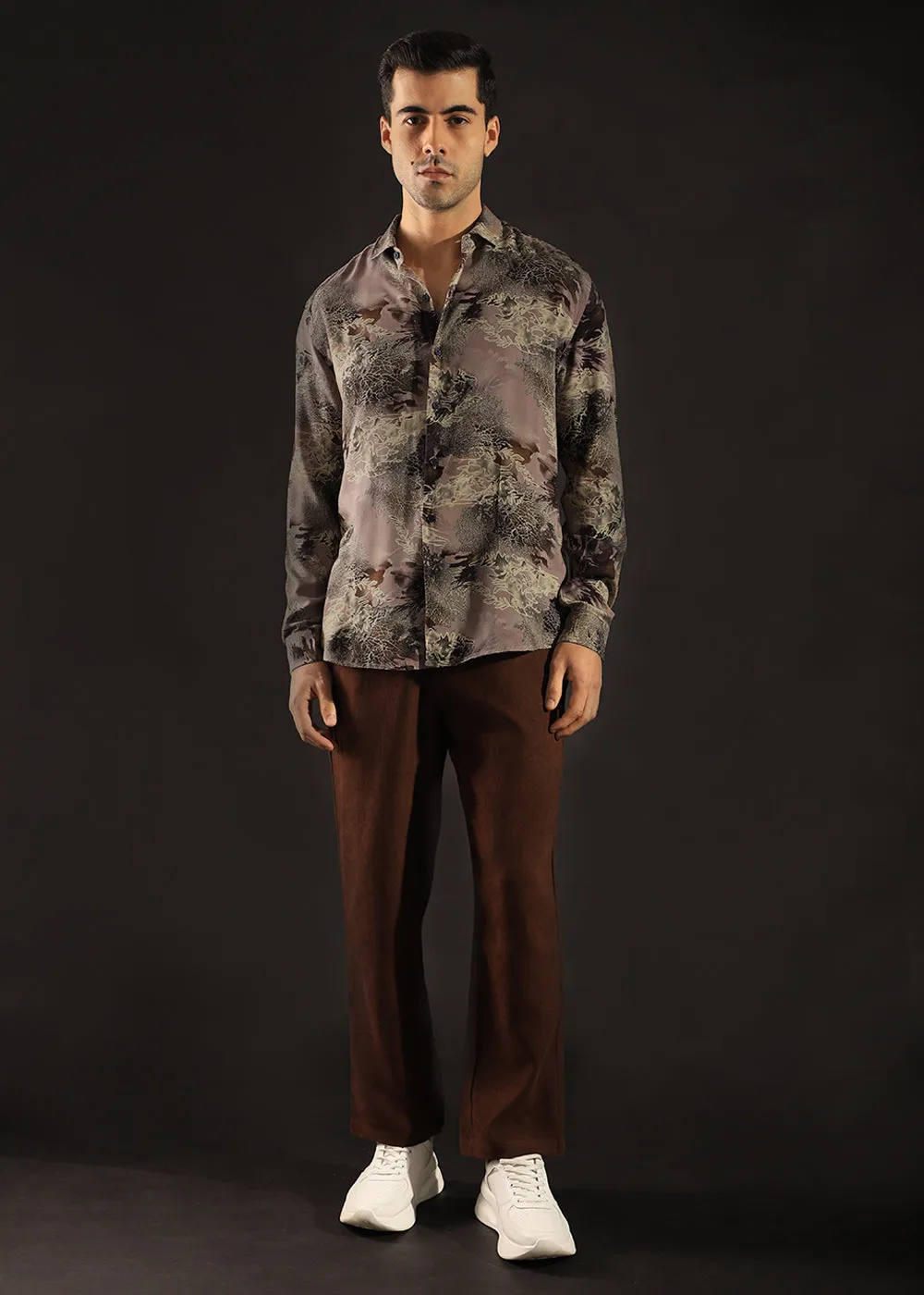 Coral Oasis Feather shirt