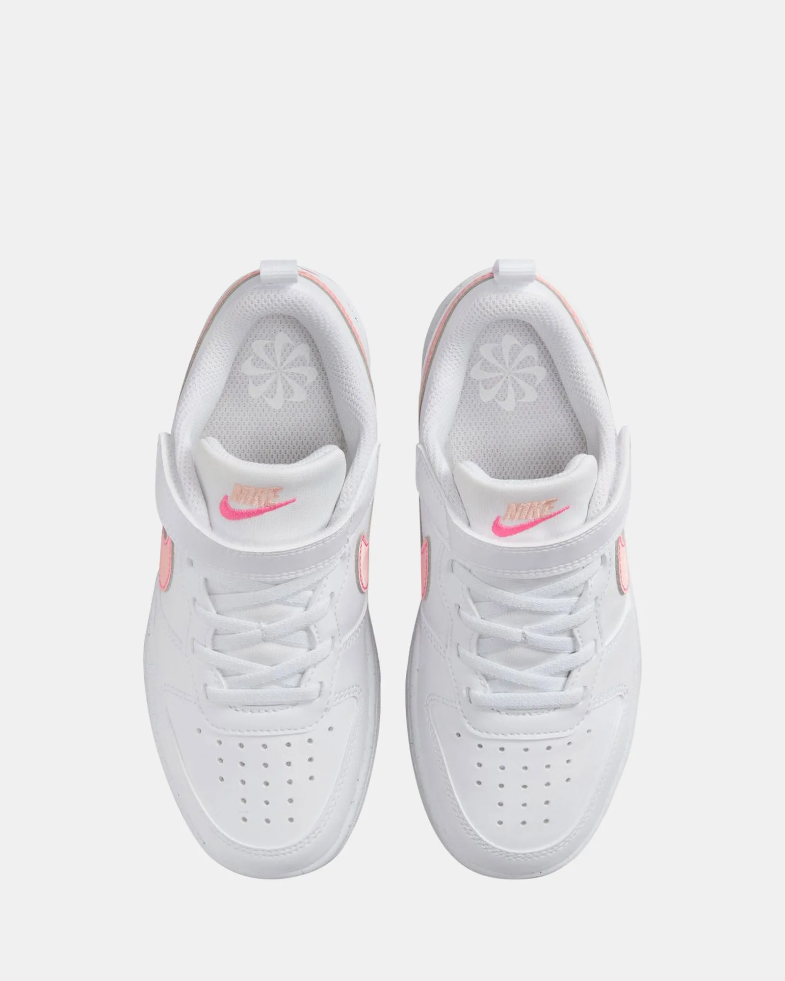 Court Borough Low Recraft Pre-School White/Artic Orange/Pinksickle