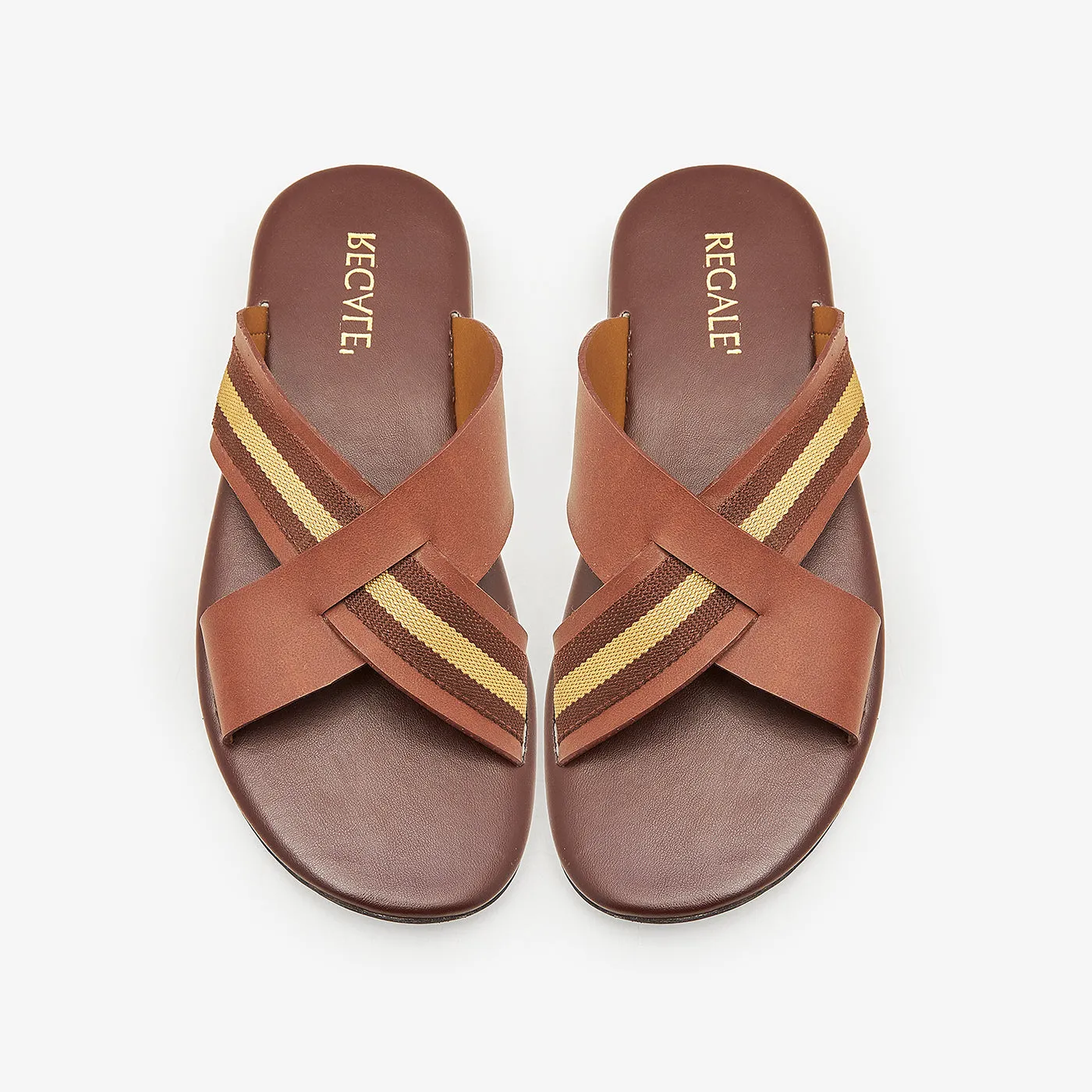 Cross-Strap Mens Chappals