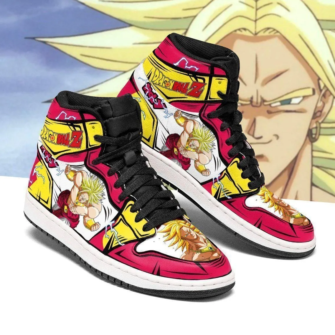 DBZ Super Broly Sneakers Custom Anime Dragon Ball Shoes