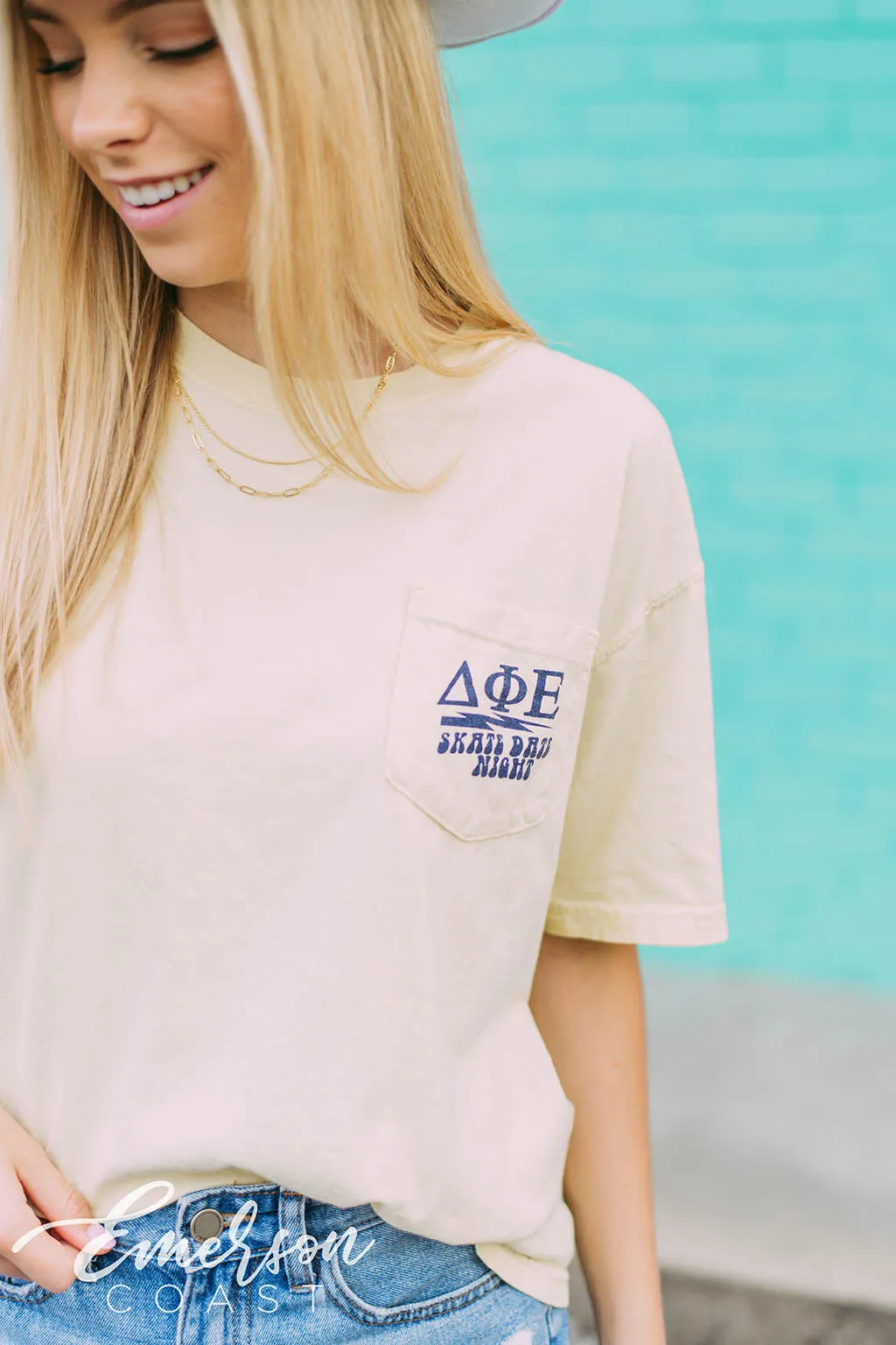 Delta Phi Epsilon Skate Date Night Tee