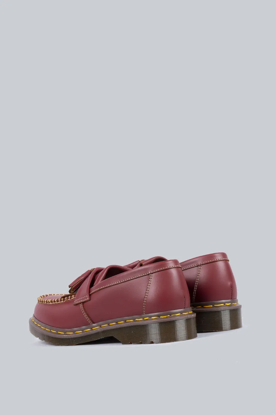 DR MARTENS ADRIAN TASSEL LOAFERS OXBLOOD QUILON