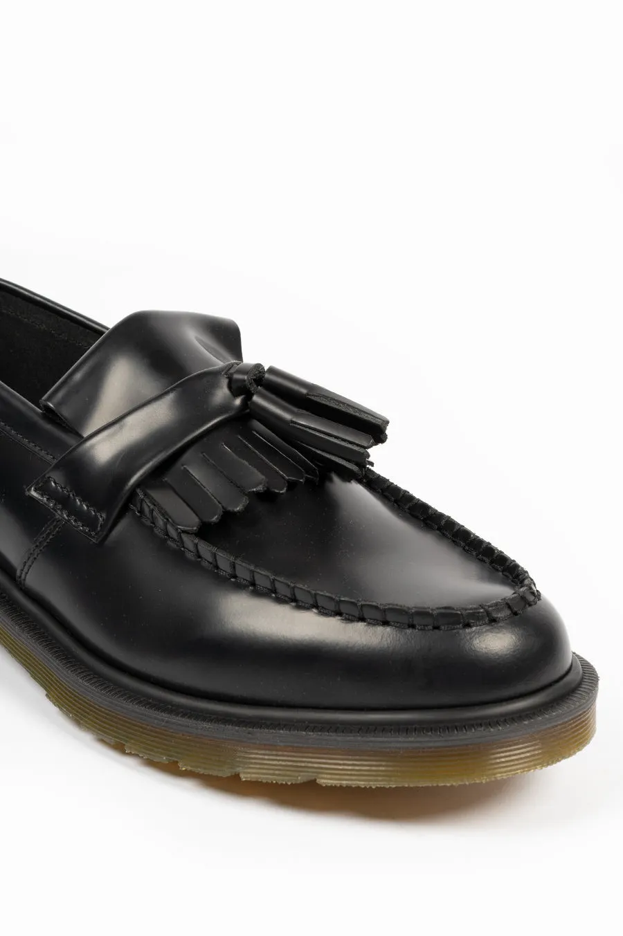 DR MARTENS ADRIAN TASSLE LOAFERS BLACK