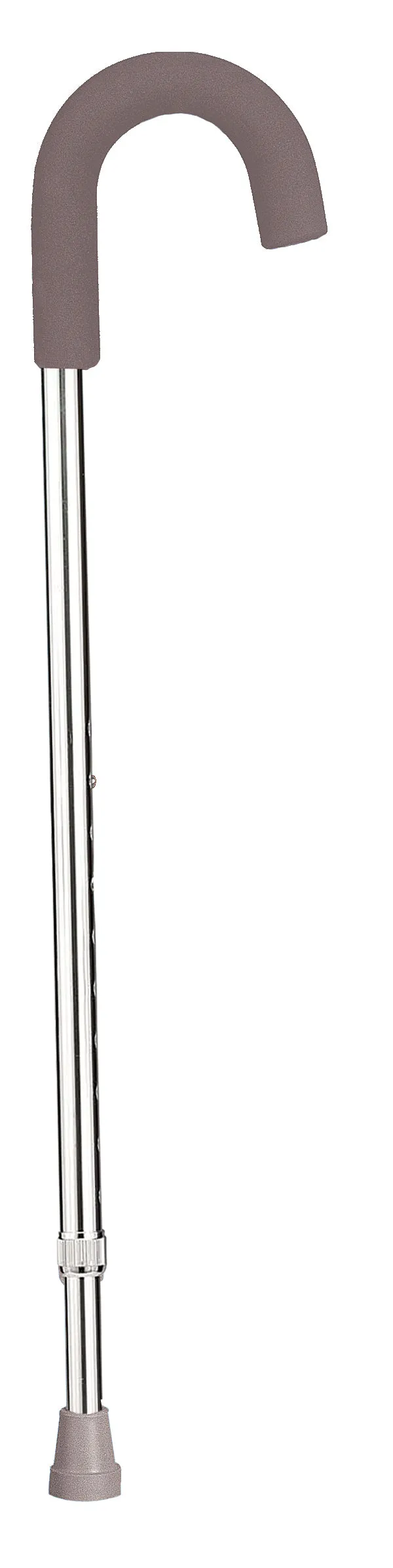 Drive Medical rtl10342 Aluminum Round Handle Cane with Foam Grip