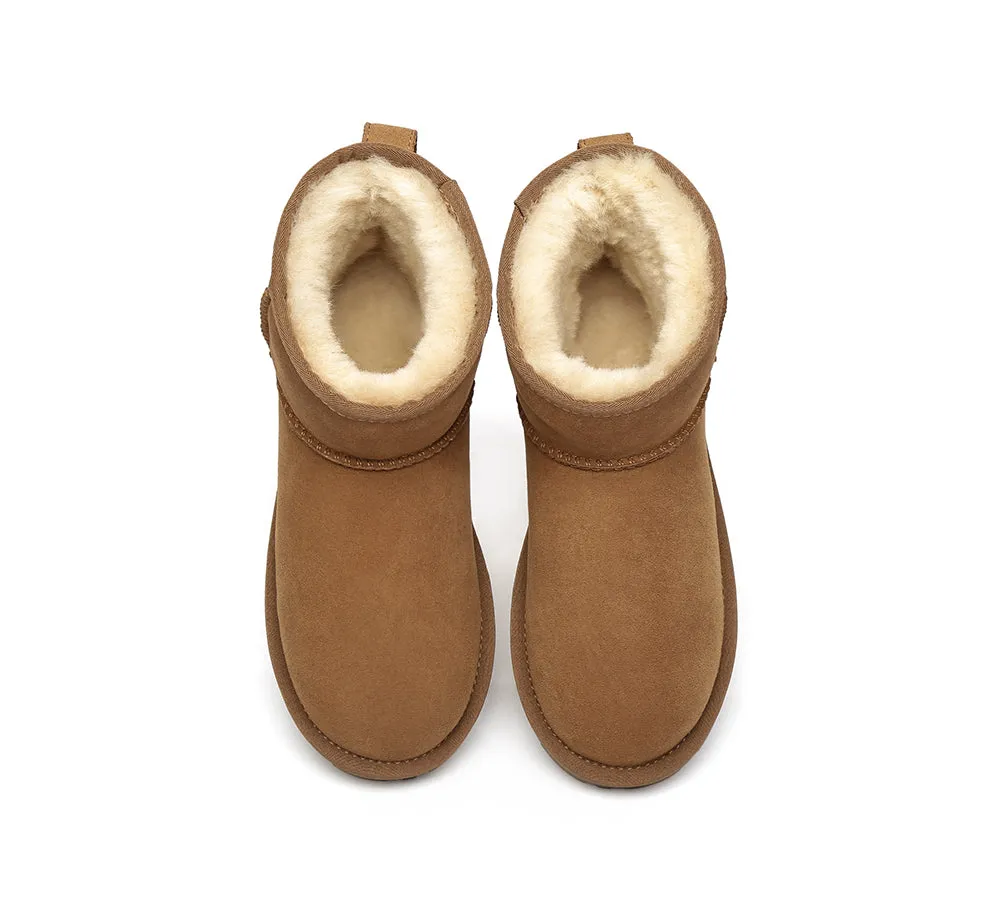 EVERAU® UGG Boots Sheepskin Wool Ankle Mini Classic