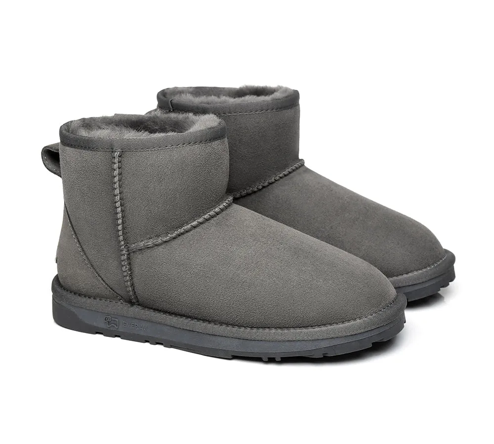 EVERAU® UGG Boots Sheepskin Wool Ankle Mini Classic