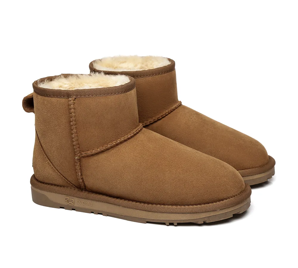 EVERAU® UGG Boots Sheepskin Wool Ankle Mini Classic