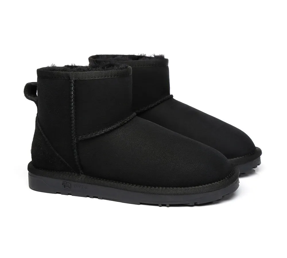 EVERAU® UGG Boots Sheepskin Wool Ankle Mini Classic