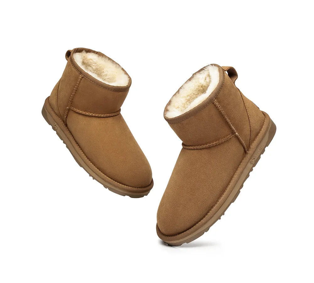 EVERAU® UGG Boots Sheepskin Wool Ankle Mini Classic