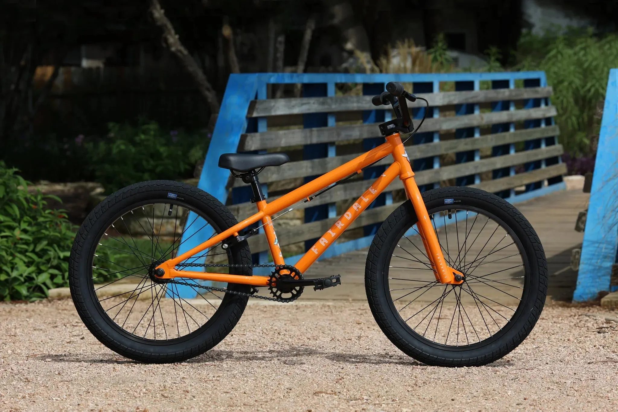 Fairdale Macaroni 20″ Complete Cruiser Bike - Gloss Orange Soda