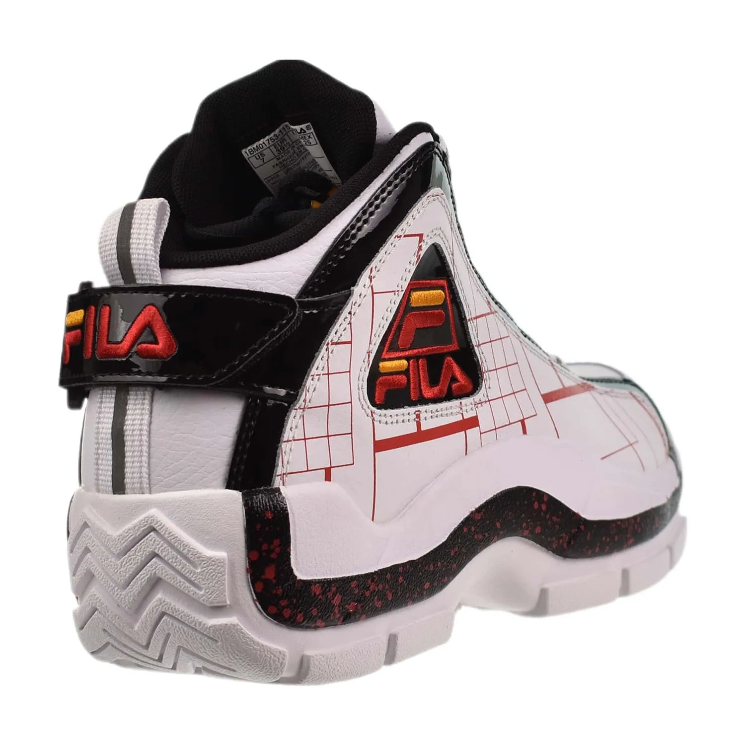 Fila Grant Hill 2 Men's Basketball Shoes White-Black-Gold Fusion