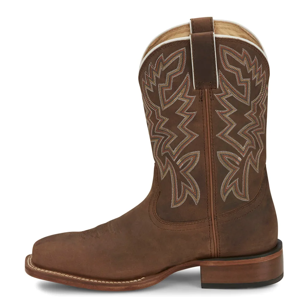 Frontier 11 inch Guy Wide Square Toe Cowboy Boots