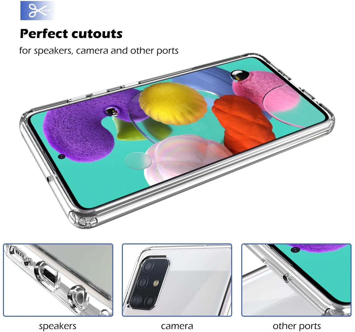 Galaxy A51 (4G Version) Ultra 6.5" Protection Clear Case | ProCase