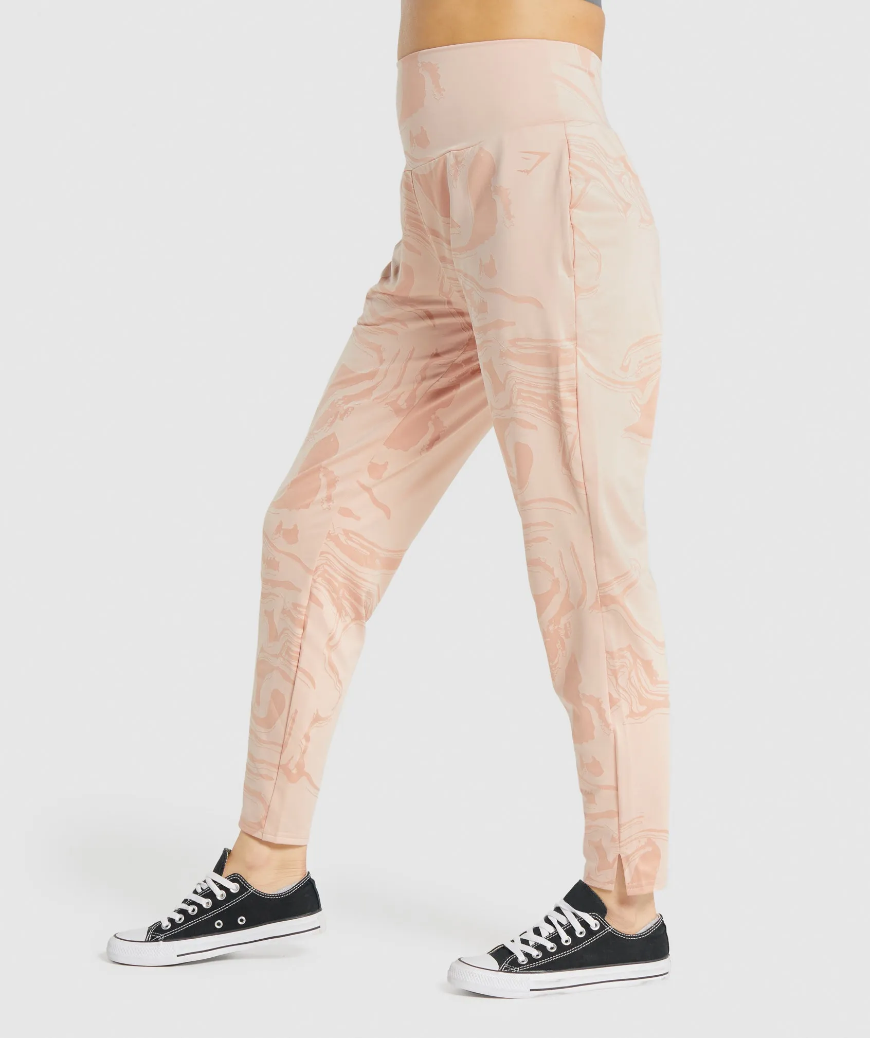 GS Power Bottoms - Light Pink Print